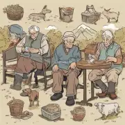 乡村养老服务的图片中是否出现了老年人在活动中的照片？如果是的话这些照片展示了什么活动或场景呢？