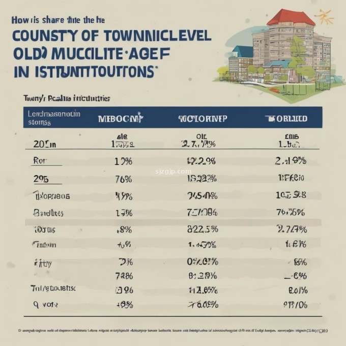 县级市县城和乡镇在养老机构中所占比例如何计算？
